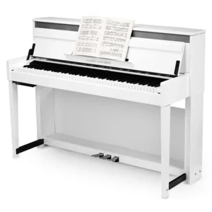 Classic Cantabile UP-1 WH Upright E-Piano White High-Gloss