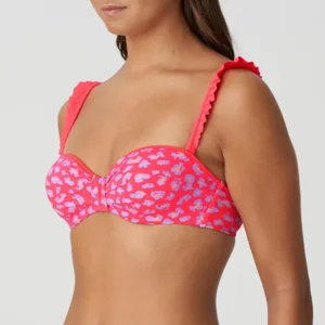 Marie Jo Swim La Gomera strapless bikini in fushiaroze