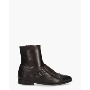 Truman's 9098 Donkerbruin Dames Enkellaarsjes