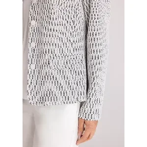 Frank Walder Blazer: Zwart / wit, met knopen ( WAL.100 )