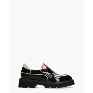 Gioia Aily Zwart/Multi Damesloafers