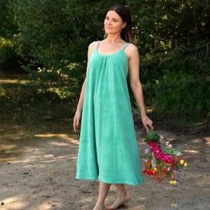 GL-Amour Green beachdress in groen