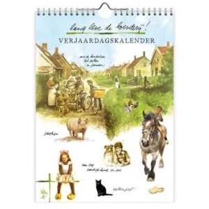 Verjaardagskalender - Lang leve de boerderij - 18x25cm