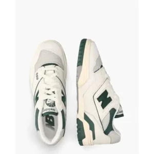 New Balance BB550 Wit/Groen Herensneakers