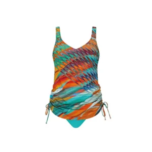 Sunflair Tankini: V Hals, Multicolor, hoge slip ( sUNF.235 )