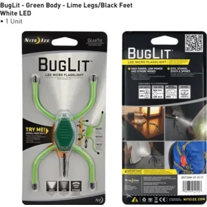Nite Ize BugLit Groen Benen Zwart Voeten Led Lampje BGT28W-07-0117
