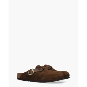 Birkenstock Boston Braided Bruin Damesslippers