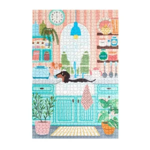 Balvi Puzzel Hond Bubbelbad 1000 Stuks Karton