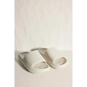 Ysabel Mora Slip On teenslippers in ivoor