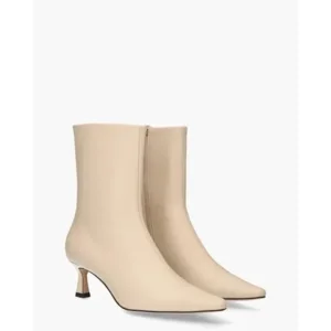 Lola Cruz 051T14BK Off-White Damesboots