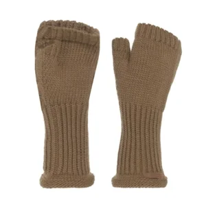 Knit Factory Handschoenen: Cleo, verschillende kleuren: Stone Red, Camel, Beige, Zwart ( Knit.15 / Knit.16 / Knit.17 / Knit.18 )