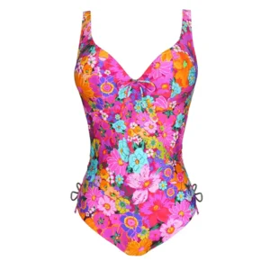 Prima Donna Swim Najac voorgevormd badpak in roze met bloemenprint