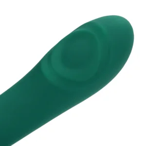 Loveline Pulse Wave G-spot Vibrator Green Crystal 22 cm