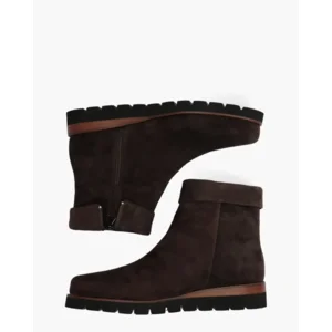 Di Lauro Nanet Donkerbruin Dames Enkelboots