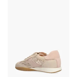 Rapid Soul Wiskje-2 Beige/Lichtroze Damessneakers