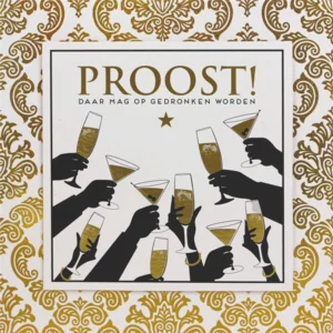 Kaart - Proost - Glitter & Glamour - SQE.3023