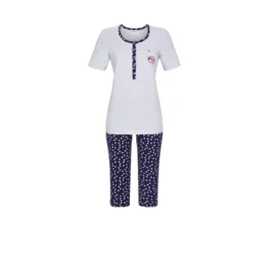 Ringella Dames Pyjama met 3/4 broek: tot maat 54 ( RIN.263 )