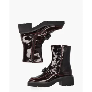 DLSport 6851 Bordeaux Dames Enkellaarsjes