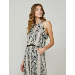 Summum Woman: Lang jurk met paisley print ( SUM.12 )