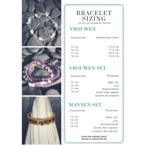 Sodaliet armbanden set