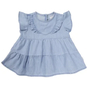 Noppies Babykleding Meisjes Zomerjurkje Nanning Brilliant Blue