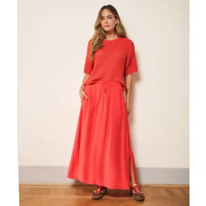 Esqualo Rok: Chili Red, Elastiek in de lenden ( ESQ.322 )