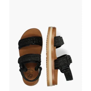 Lisa & Jo Zette 2 Zwart Damessandalen