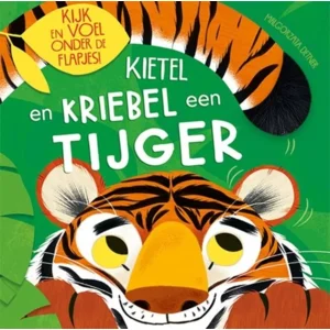 Boek - Voelboek met flapjes - Kietel & kriebel een tijger