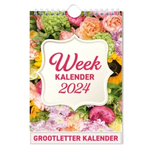 Week kalender - 2024 - Bloemen
