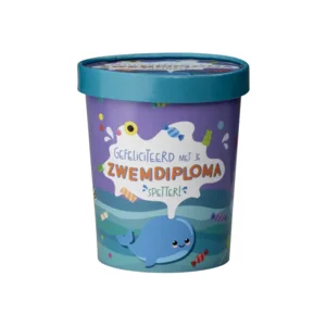 Snoepemmer - Zwemdiploma - 12x14cm