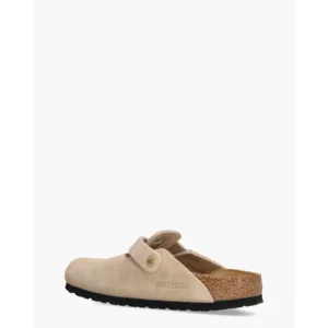 Birkenstock Boston BS Beige Damesslippers