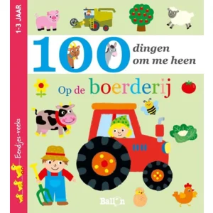 Ballon Kartonboek - 100 dingen om me heen - Op de boerderij