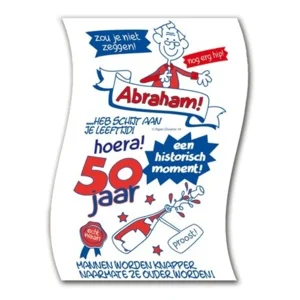 Toiletpapier - 50 Jaar - Abraham