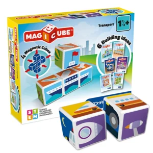 Geomag - Magicube - Magnetische blokken - Transport en kaarten - 7dlg.