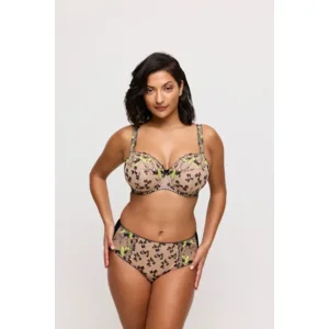 Prima Donna Manali tailleslip in zwart en geel