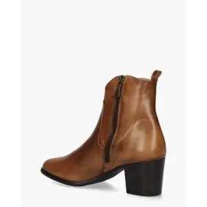 Everybody 83783 Cognac Dames Enkelboots