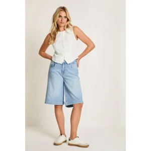 Para mi Jeans Short ( Jorts ): Nola Jorts, Light Cosmic, L19 ( PARA.407 )