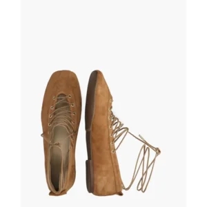 Toral Janis Bruin Dames Ballerina's