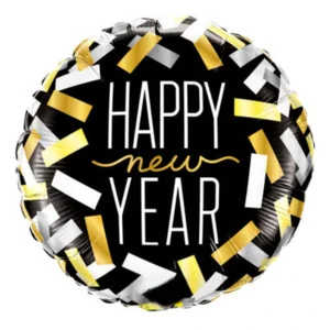 Folieballon - Happy new Year - 46cm - Zonder vulling