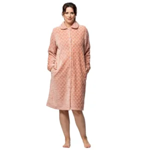 Egatex kamerjas Dames: Peach kleur, met knopen ( EGA.495 )