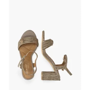 Kurt Geiger Kensington Langley Heel Goud Damessandalen