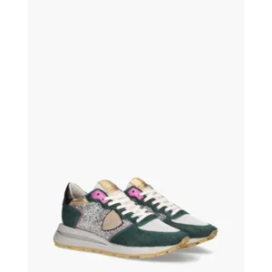 Philippe Model Tropez Haute Groen/Multicolor Damessneakers