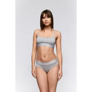 Sarda Sifan topje in grijs melange