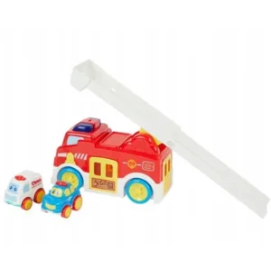 Brandweerwagen met licht en geluid
