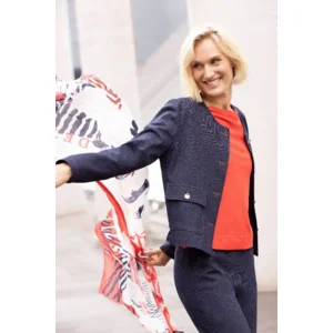 Frank Walder jeans vest: met knopen ( WAL.94 )