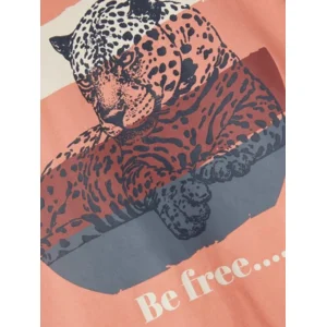 Name-it Meisjes Tshirt VIX "BE Free" Crabapple