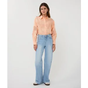 Esqualo Dames hemdsbloes: Belini kleur, met fantasie ( ESQ.333 )