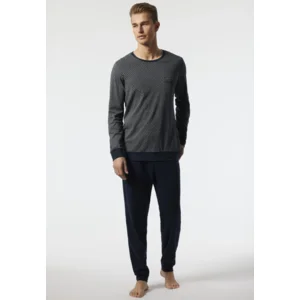 Schiesser – Fine Interlock– Pyjama – 178108 - Dark Blue