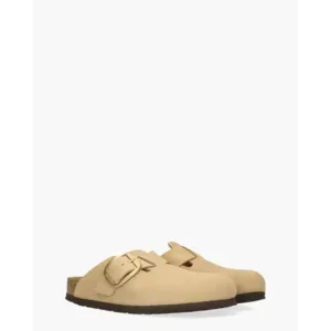 Birkenstock Boston Beige Damesslippers