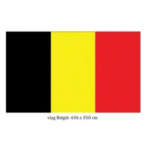 Vlag België 218 x 175